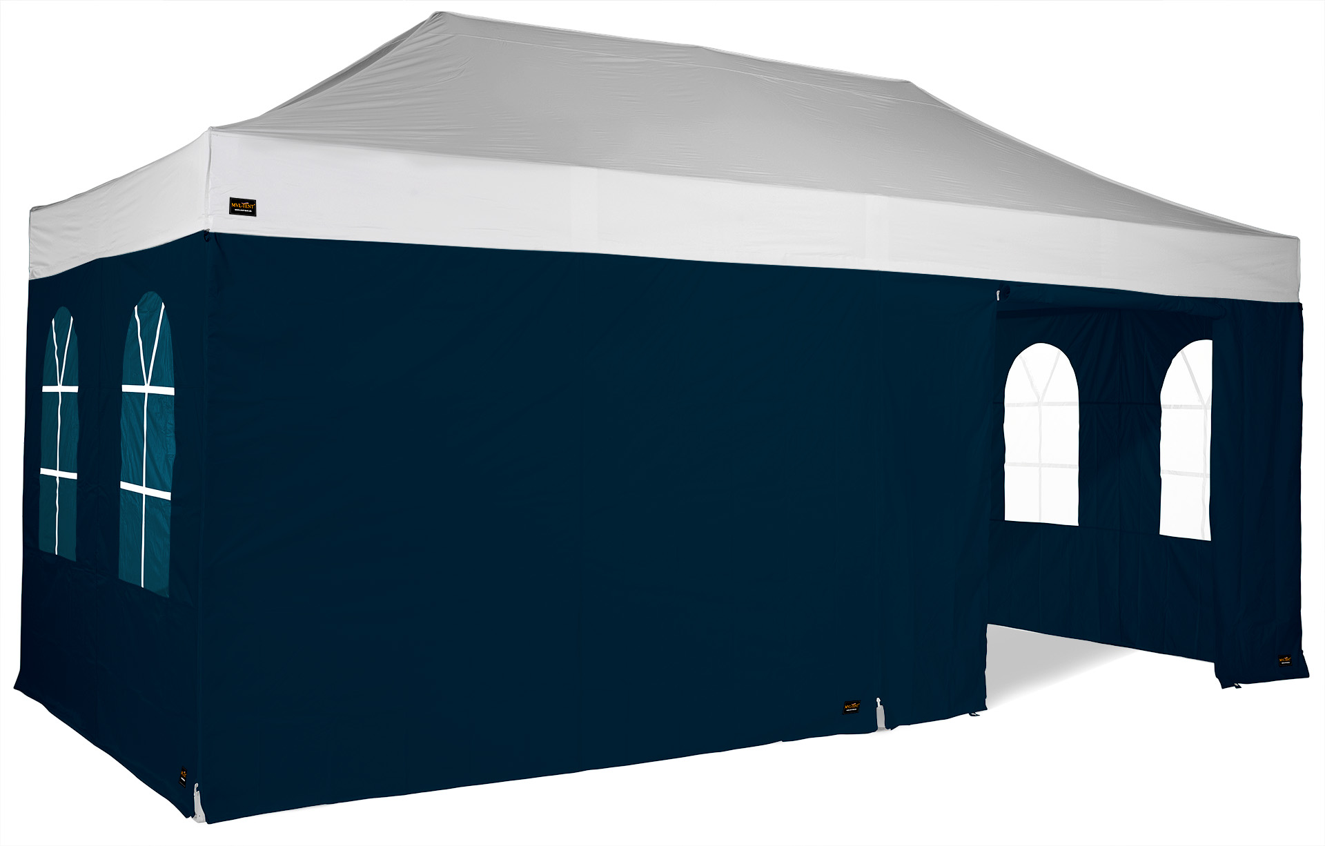 MVL-TENT® Seitenwand-Set mit Bogenfenster, 5-teilig | Alle Serien