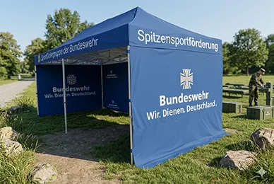 Faltzelt 3x6 mit Druck