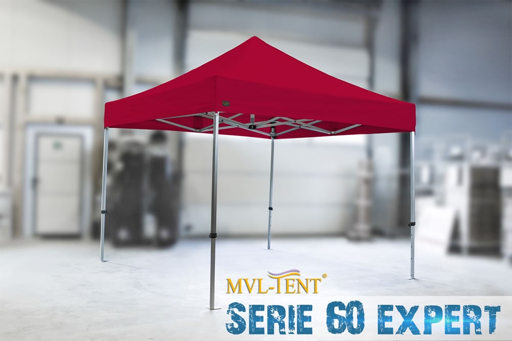 MVL-TENT® Profi Faltzelt Serie 60 Octa - Extrem Stabil 100% Wasserdicht
