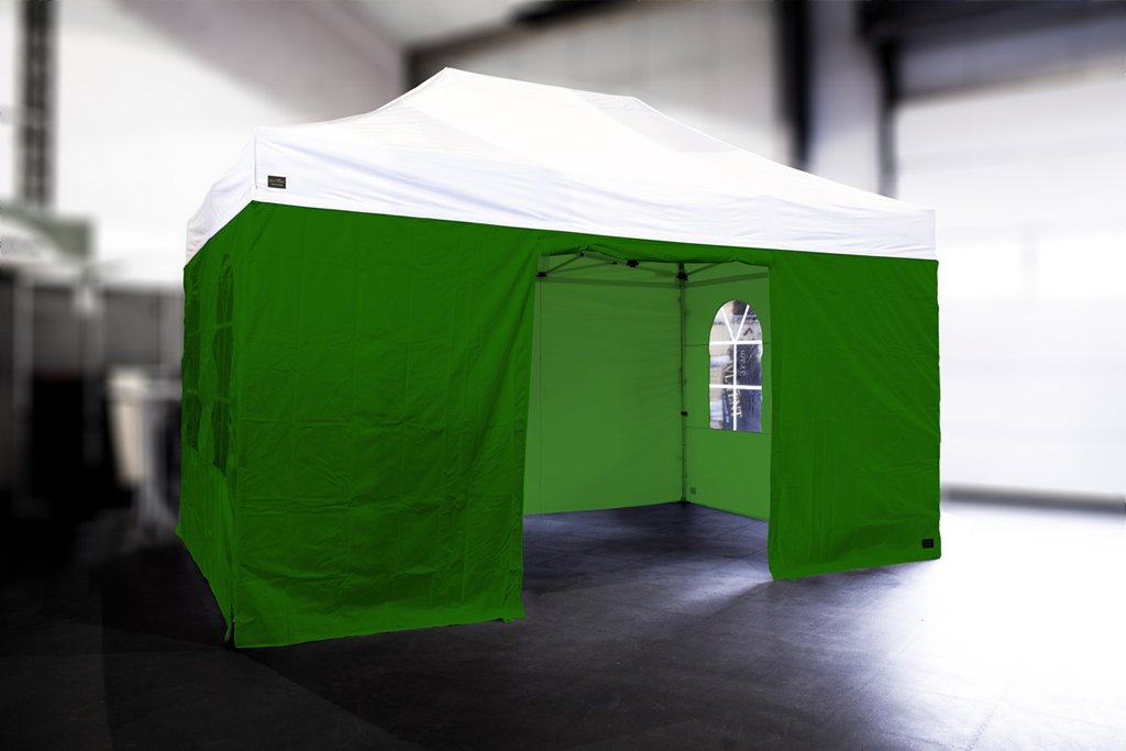 MVL-TENT® Seitenwand-Set mit Bogenfenster, 5-teilig | Alle Serien