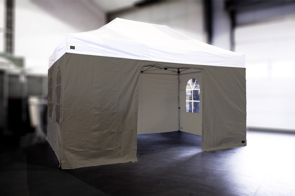 MVL-TENT® Seitenwand-Set mit Bogenfenster, 5-teilig | Alle Serien