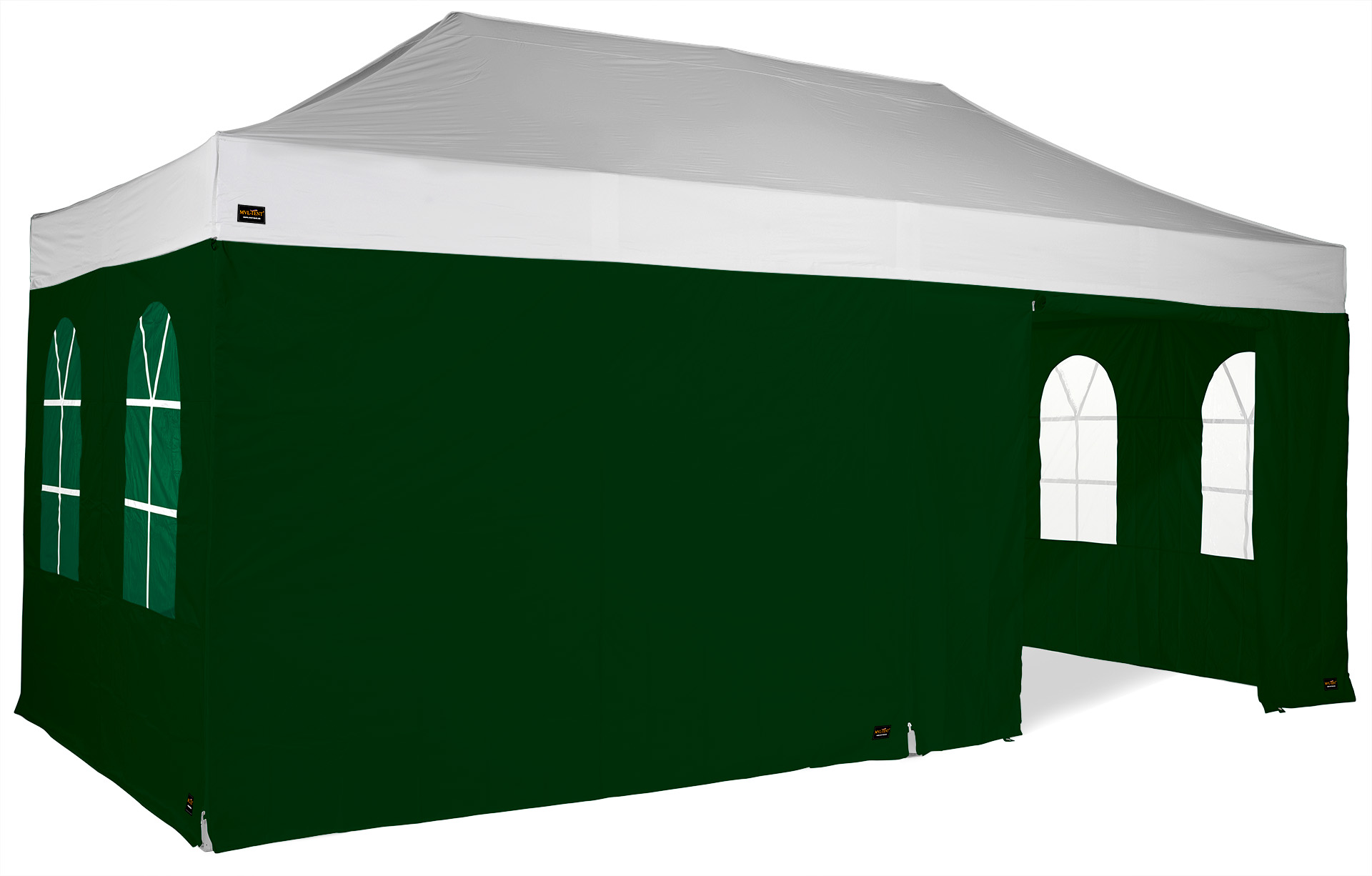 MVL-TENT® Seitenwand-Set mit Bogenfenster, 5-teilig | Alle Serien