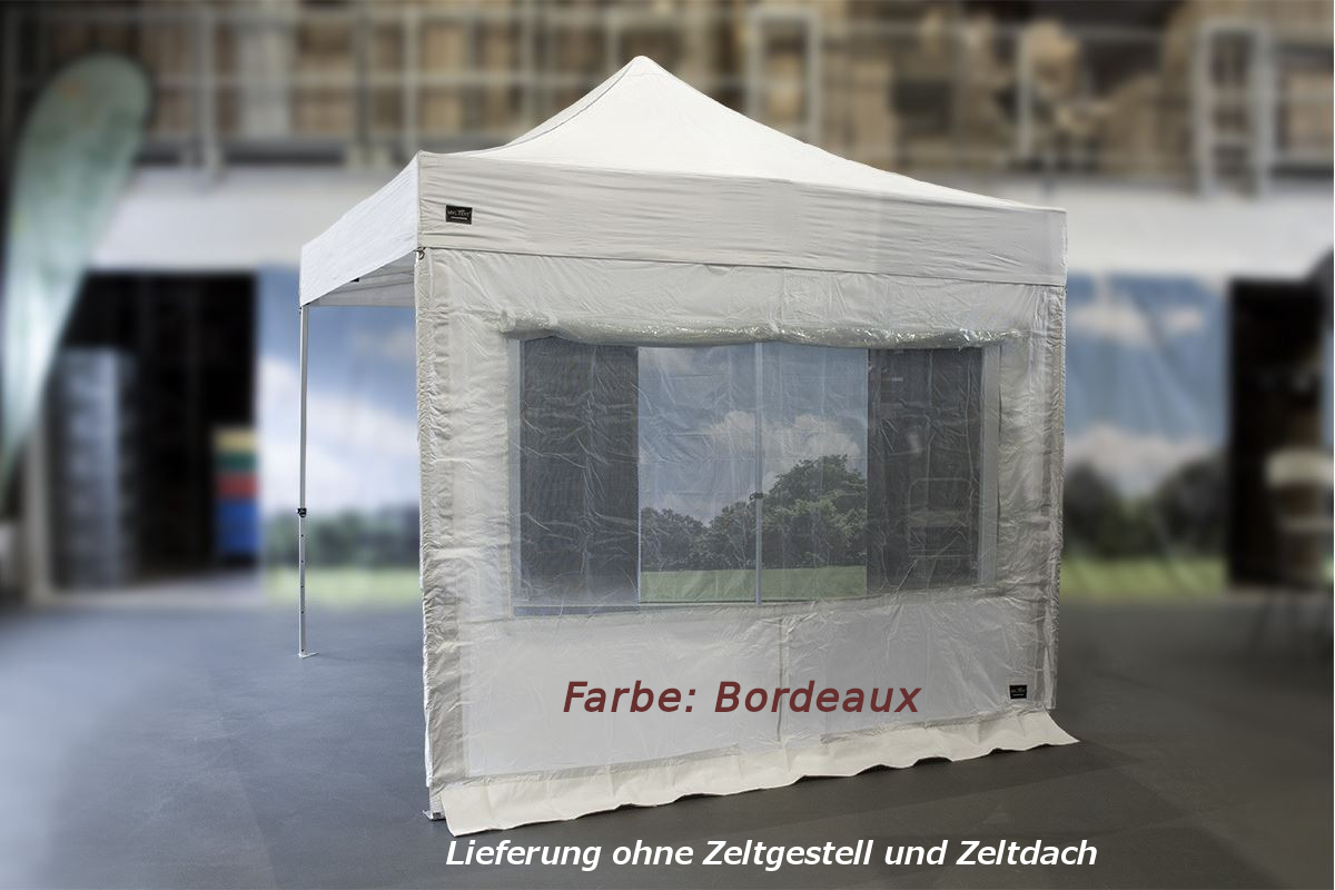MVL-TENT® Rescue Multifunktion-Seitenwand mit  Panorama-Fenster, Größe: 3m | Restposten
