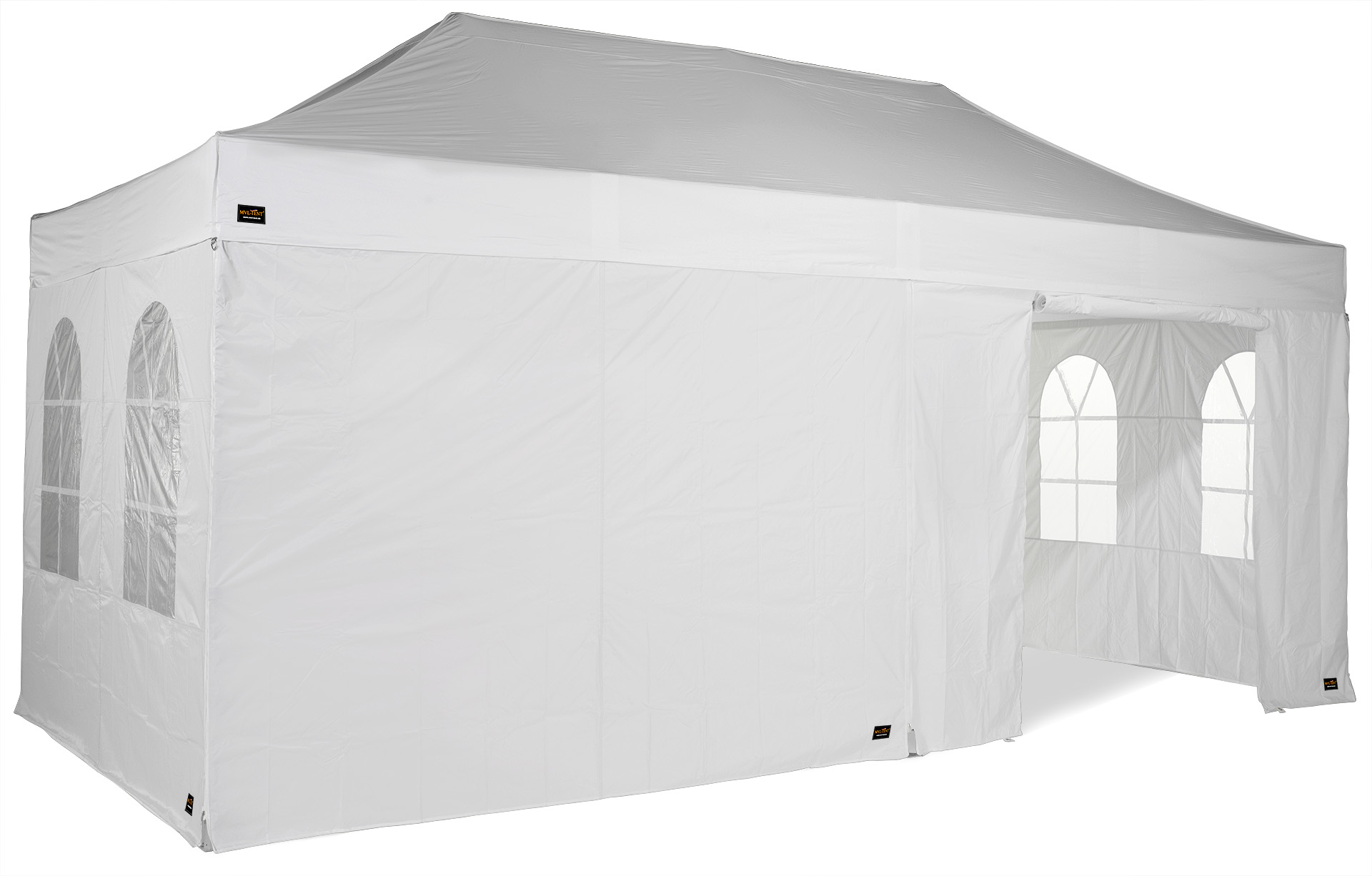 Spar-Set | Faltzelt Serie 45 + Seitenwände mit Reißverschluss | 3x3 3x4,5 3x6