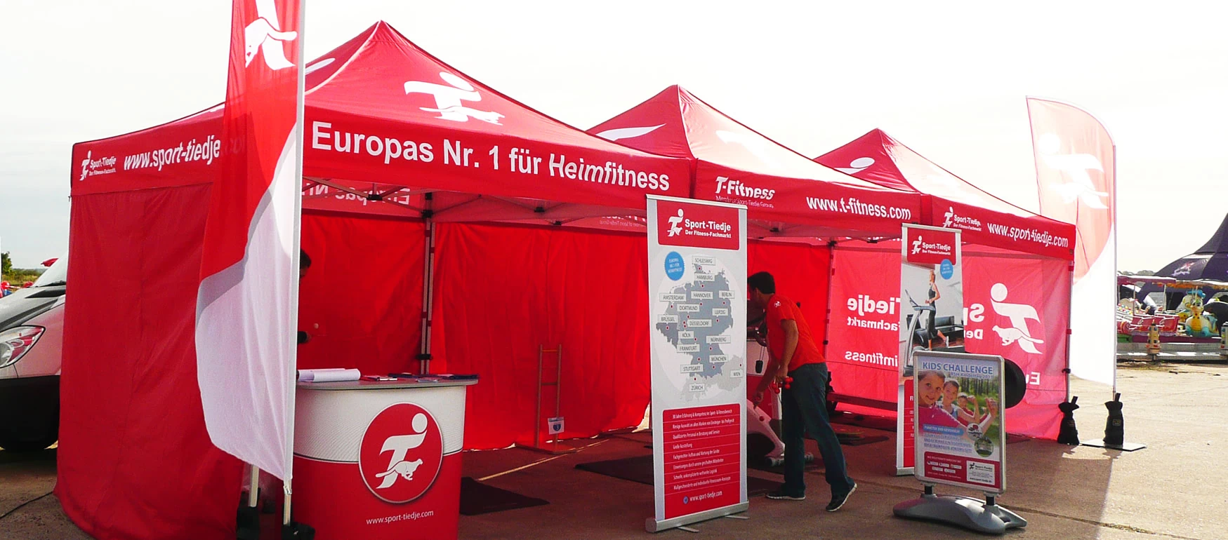 Hochwertigen Faltzelt Bedruckung