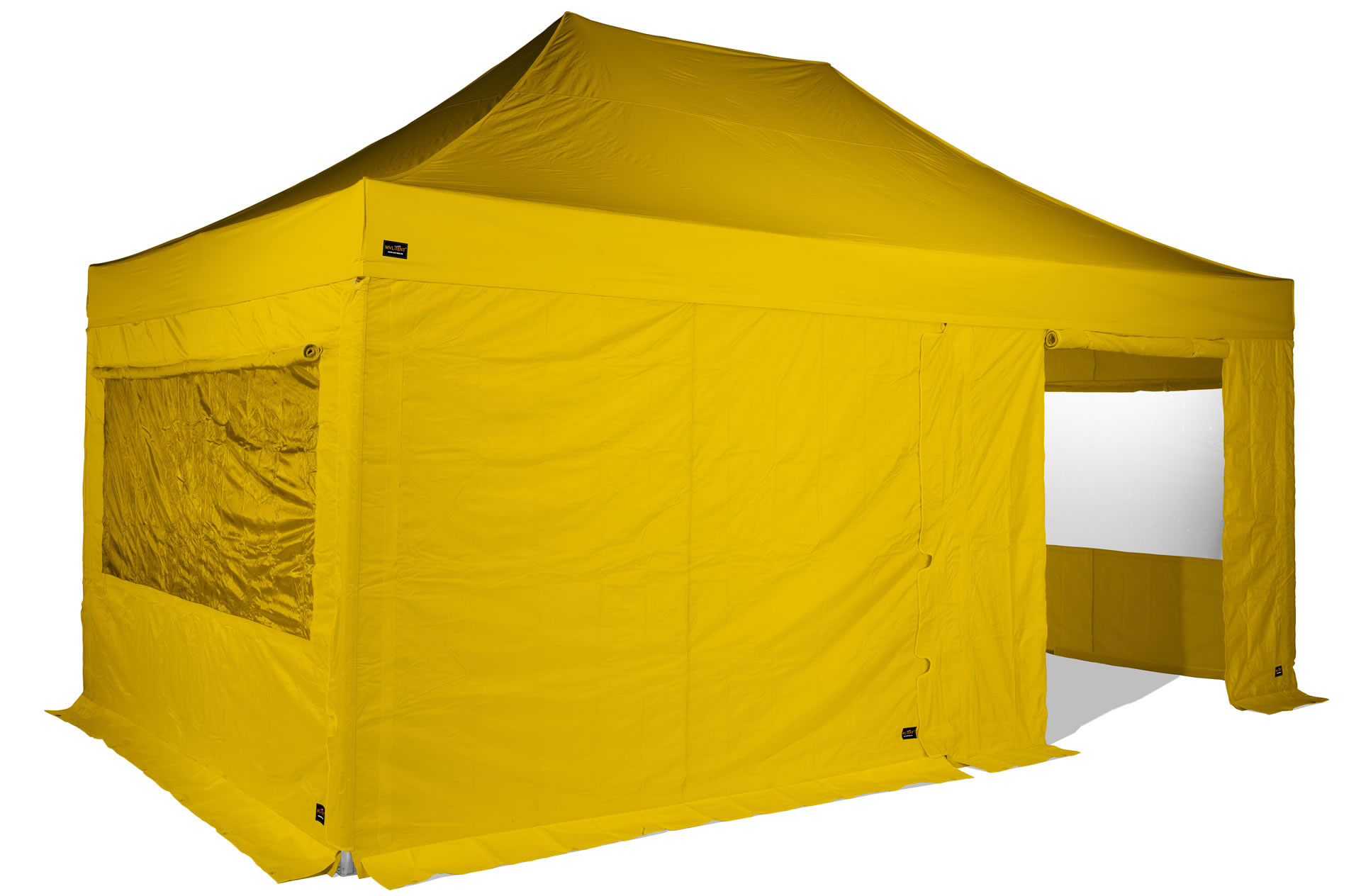 Spar-Set | Profi Faltzelt Serie 60 eXpert + Seitenwände mit Klettverschluss-System | 4x4 4x6 4x8