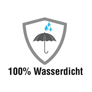 100% Wasserdicht