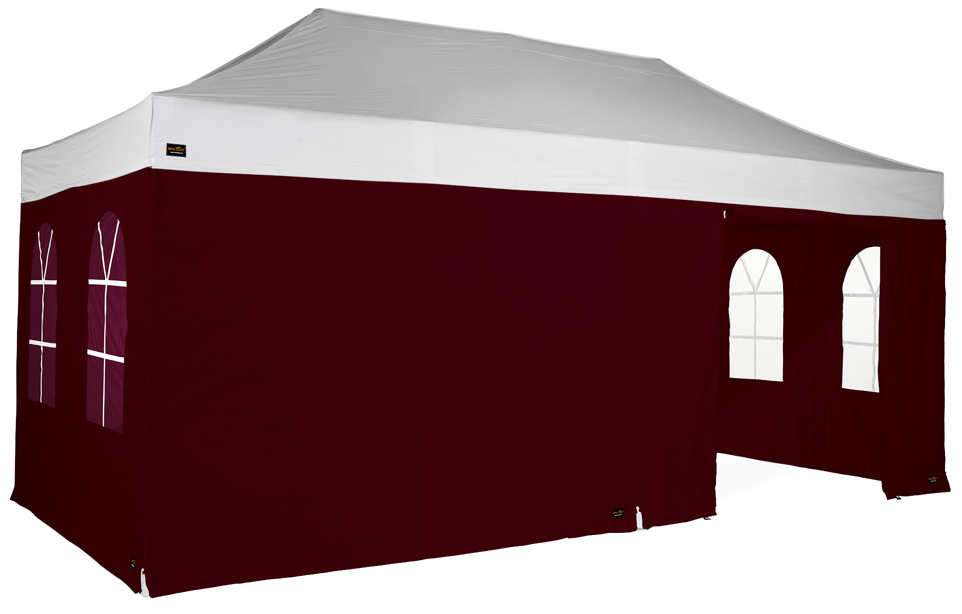 MVL-TENT® Seitenwand-Set mit Bogenfenster, 5-teilig | Alle Serien
