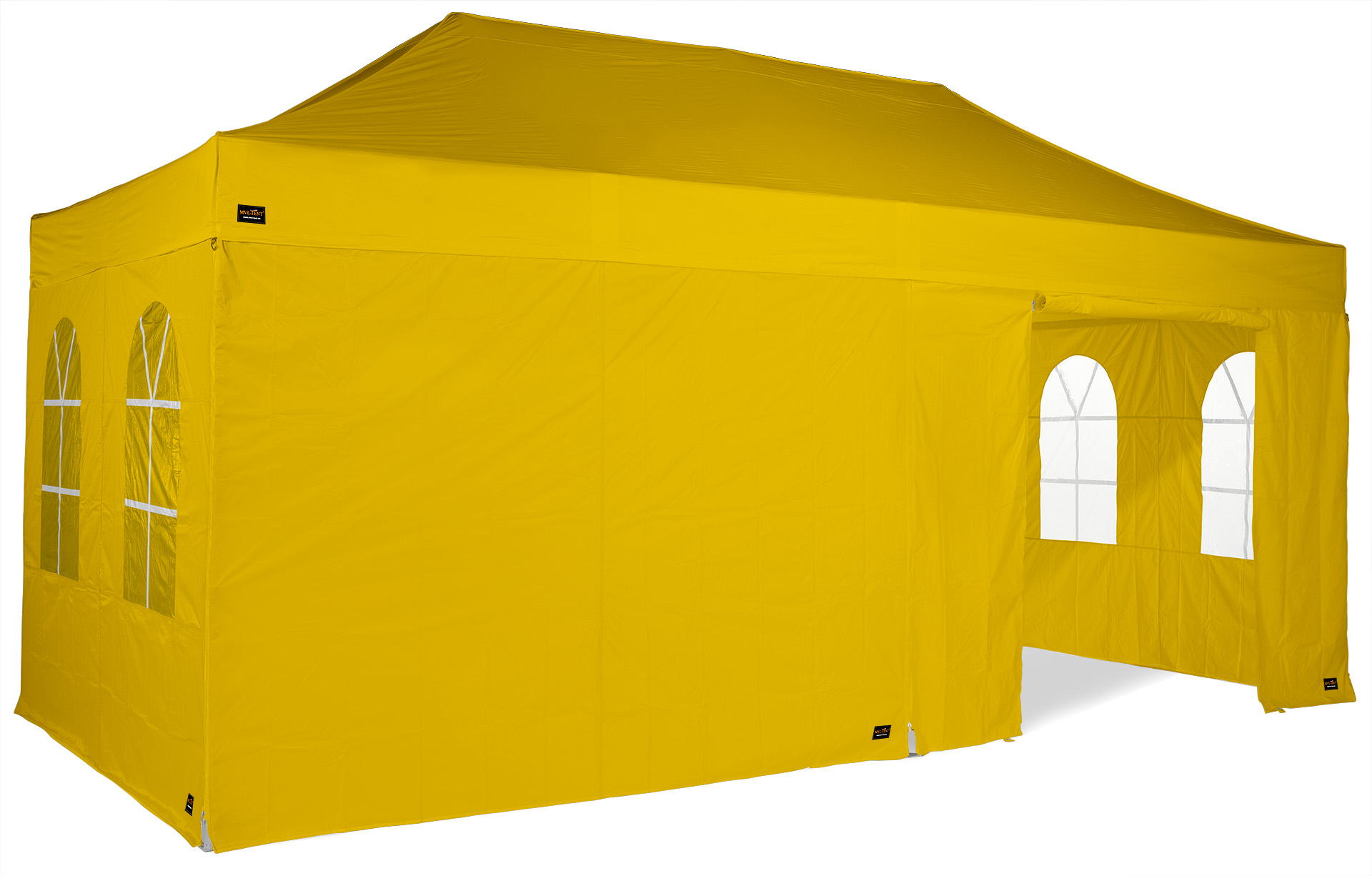 Spar-Set | Faltzelt Serie 45 + Seitenwände mit Reißverschluss | 3x3 3x4,5 3x6