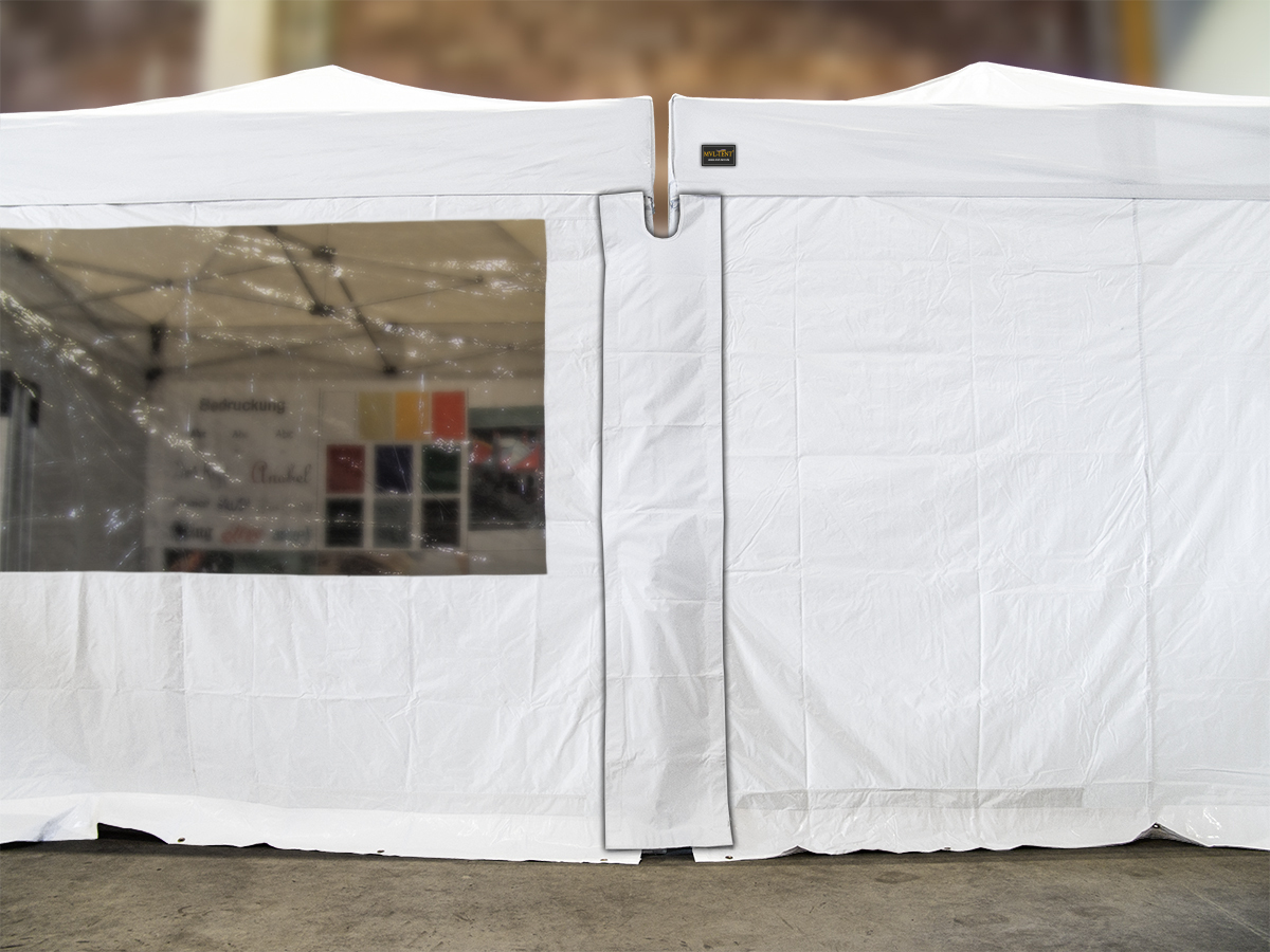 MVL-TENT® Seitenwand-Verbinder mit Klettverschluss  für Pavillons 4x4 | 4x6 | 4x8m