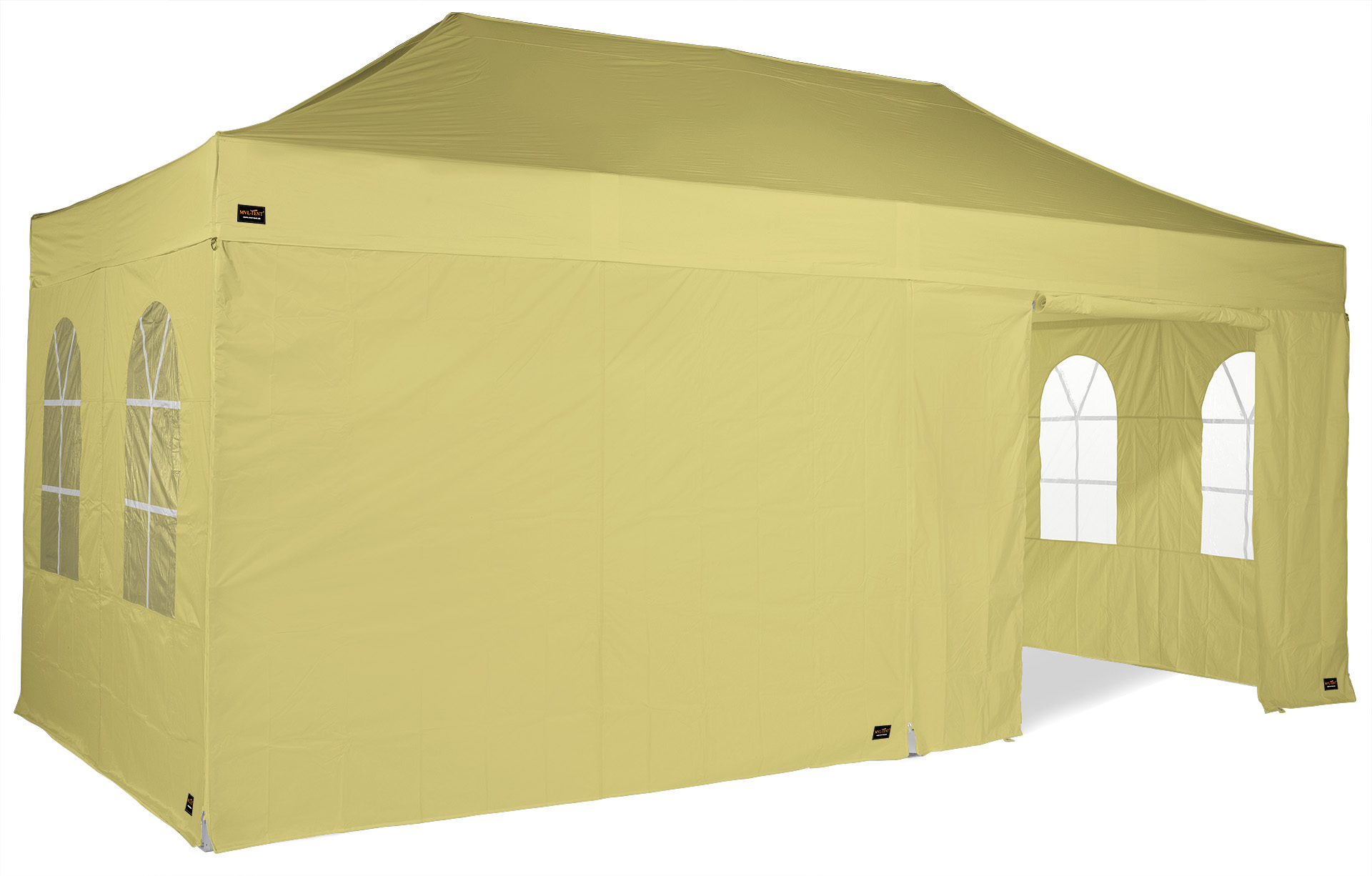 Spar-Set | Faltzelt Serie 45 + Seitenwände mit Reißverschluss | 3x3 3x4,5 3x6