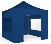 Spar-Set | Profi Faltzelt Serie 37 + Seitenwände mit Reißverschluss | 3x3 3x4,5 3x6