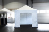 MVL-TENT® Seitenwand mit Tür 3m und 4,5m - mit Reißverschlüssen. | Alle Serien