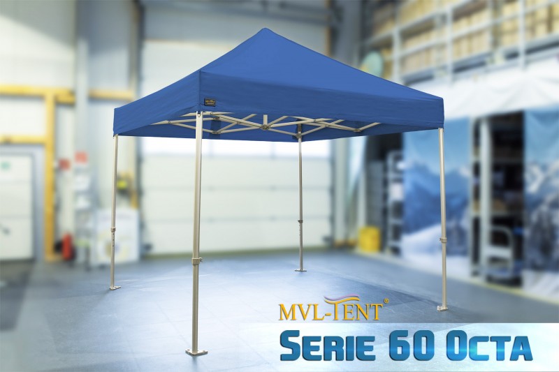 MVL-TENT® Profi Faltzelt Octa 60 - Montiert in Deutschland!