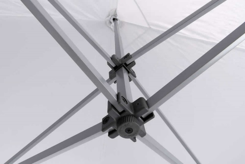 Steelero® Stahl Faltpavillon, stabile Stahlkonstruktion