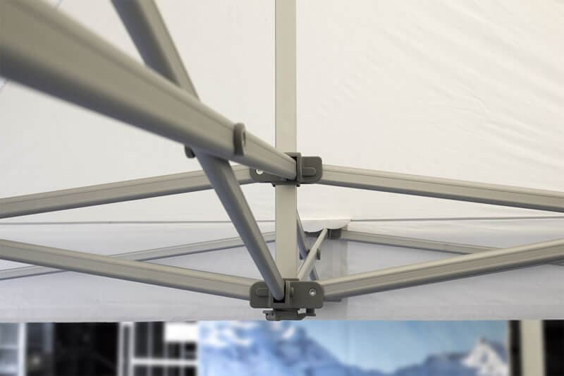 MVL-TENT® Faltzelt Serie 60 Octa, höhenverstellbarer Dachgibel