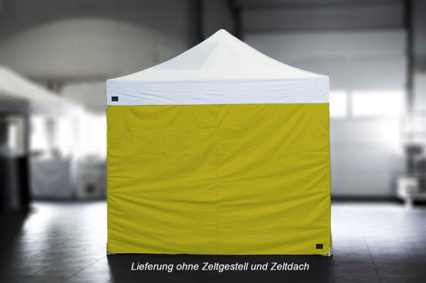 MVL-TENT ® Seitenwand Standard geschlossen. Größe: 3m, Farbe: Gelb | Restposten