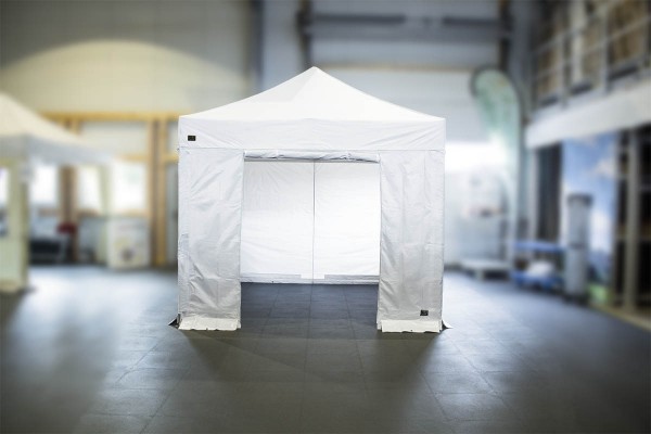 MVL-TENT® Seitenwand mit Tür 3m und 4,5m - Klettverschluss-System