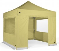 Spar-Set | Profi Faltzelt Serie 37 + Seitenwände mit Klettverschluss-System | 3x3 3x4,5 3x6
