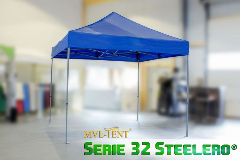 MVL-TENT® Premium Stahl Faltzelt Steelero®. Günstig, Stabil und 100% Wasserdicht