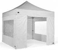 Spar-Set | Profi Faltzelt Serie 60 Octa + Seitenwände mit Reißverschluss | 3x3 3x4,5 3x6