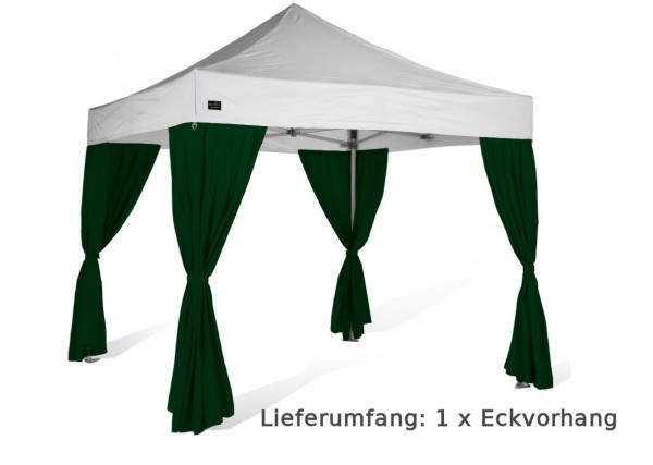 MVL-TENT ® Eckvorhänge für Faltpavillons, Farbe: Grün | Alle Serien | Restposten