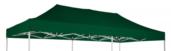 MVL-TENT® Dach für 3 x 6 Meter Faltpavillon. Farbe: Grün | gebraucht, Sonderpreis