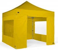 Spar-Set | Profi Faltzelt Serie 60 eXpert + Seitenwände mit Reißverschluss | 4x4 4x6 4x8