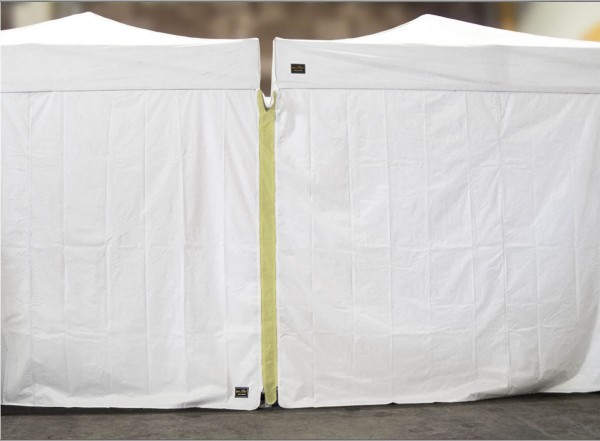 Seitenwand-Verbinder Standard für Faltpavillons 3x3, 3x4,5 und 3x6m | Farbe: Champagne | 2. Wahl
