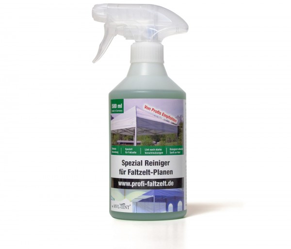 MVL-TENT® Spezial Gewebe-Reiniger für Faltzeltplanen 500ml und 1000ml