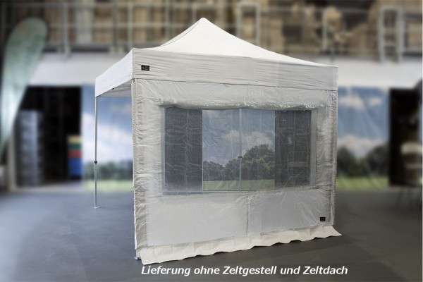 MVL-TENT® Rescue Multifunktion-Seitenwand mit Panorama-Fenster, Größe: 4,5m | Restposten