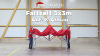 Video - Faltpavillon 3x3 aufbauen und abbauen