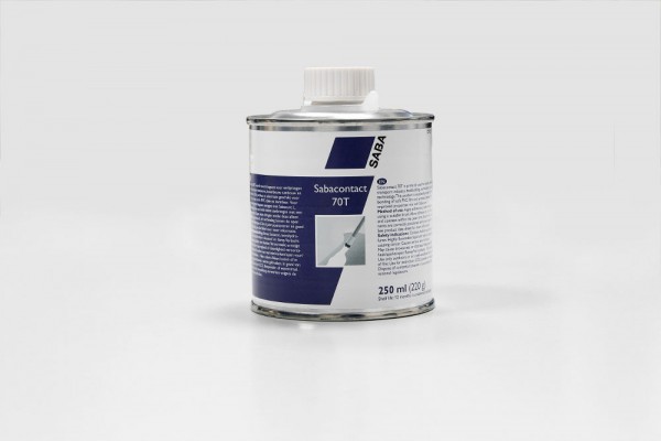 SABAcontact 70T Kleber, 250 ml Pinselflasche | Spezialkleber für Zeltplanen.