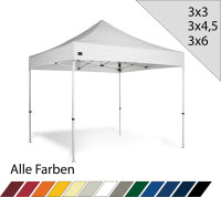 MVL-TENT® Alu Faltzelt Serie 45 Premium - Der leichte Werbepavillon | 3x3 3x4,5 3x6