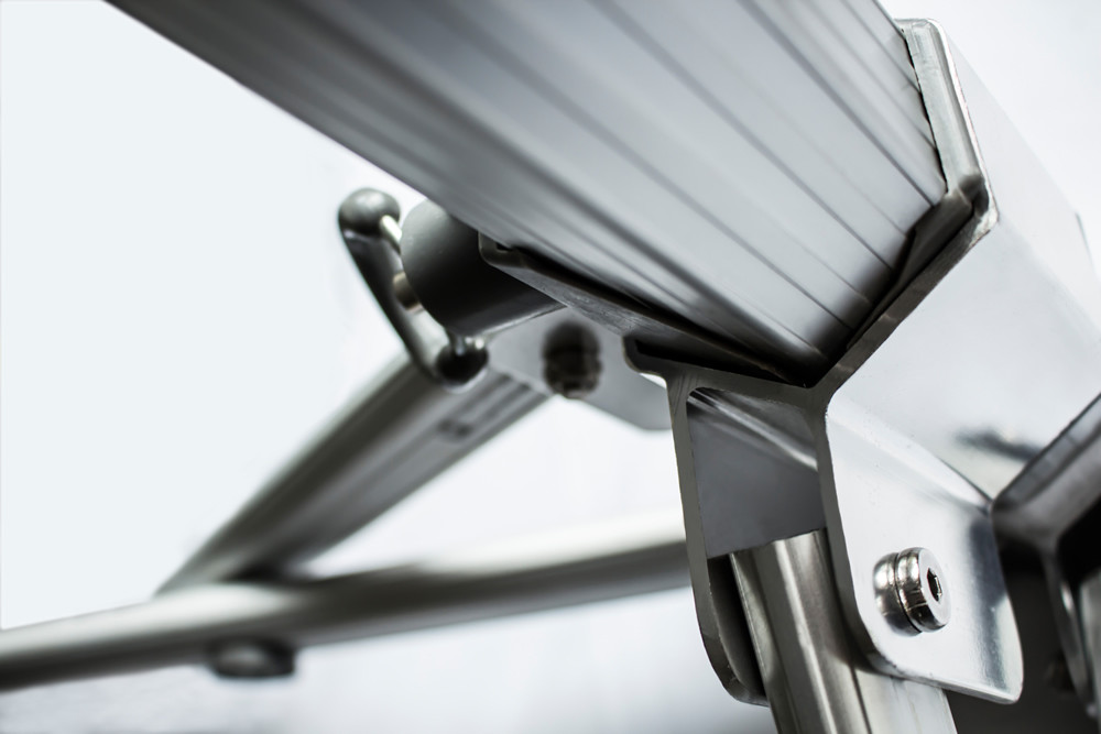 MVL-TENT Faltzelt Serie 60 eXpert Standbein Gelenk